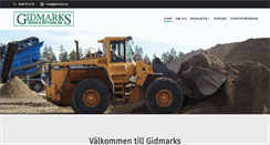 Desktop Screenshot of gidmarksgrus.se